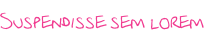 Suspendisse sem lorem